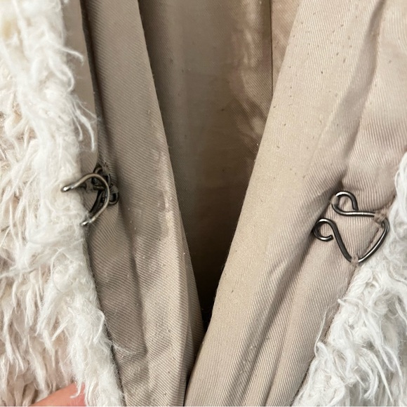 🛑SOLDREFORMATION Brixton Coat in Cream Size L - Picture 9 of 14